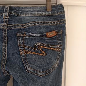 Long/tall Blue Silver Jeans